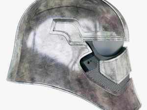 star wars first order captain phasma helmet 3D-Modell