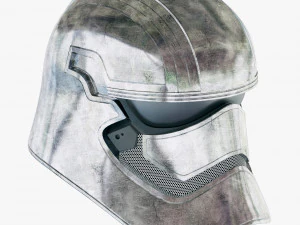 star wars first order captain phasma helmet 3D Model