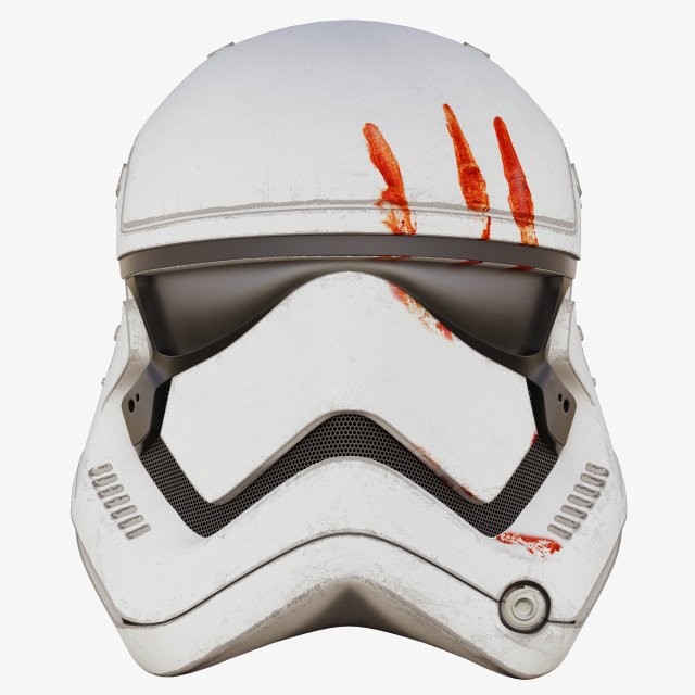 star wars first order stormtrooper finn helmet 3D in