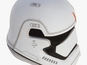 star wars first order stormtrooper finn helmet 3D Model