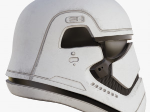 star wars first order stormtrooper finn helmet 3D Model