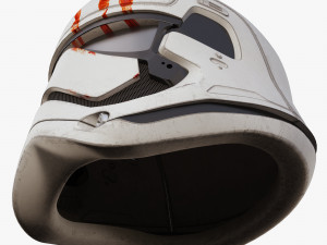star wars first order stormtrooper finn helmet 3D Model