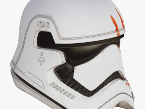 star wars first order stormtrooper finn helmet 3D Model