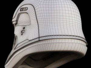 star wars first order stormtrooper finn helmet 3D Model