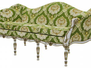 george iii settee Model 3D