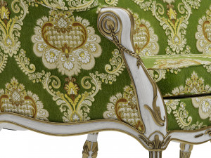 george iii settee Model 3D