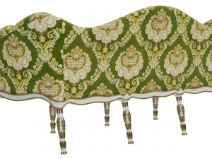 george iii settee Model 3D