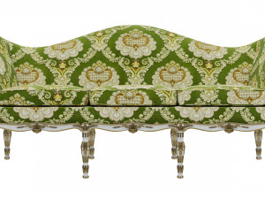 george iii settee Model 3D