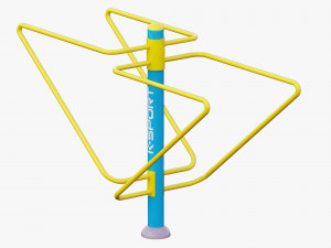 outdoor fitness equipments collection Modelo 3D