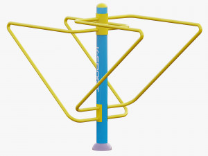 outdoor fitness equipments collection Modelo 3D