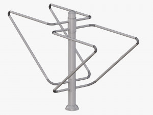 outdoor fitness equipments collection Modelo 3D