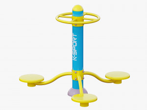 outdoor fitness equipments collection Modelo 3D