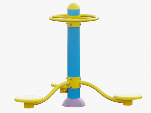 outdoor fitness equipments collection Modelo 3D