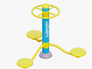 outdoor fitness equipments collection Modelo 3D