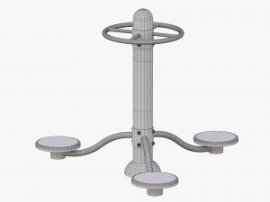 outdoor fitness equipments collection Modelo 3D
