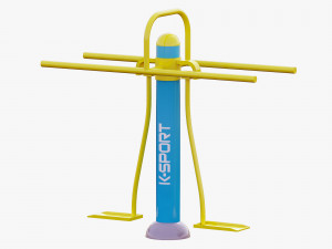 outdoor fitness equipments collection Modelo 3D