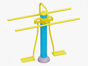 outdoor fitness equipments collection Modelo 3D
