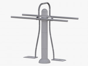 outdoor fitness equipments collection Modelo 3D