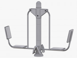 outdoor fitness equipments collection Modelo 3D