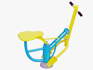 outdoor fitness equipments collection 3D Model