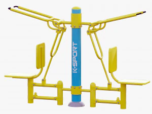 outdoor fitness equipments collection 3D Model