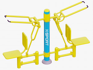 outdoor fitness equipments collection Modelo 3D