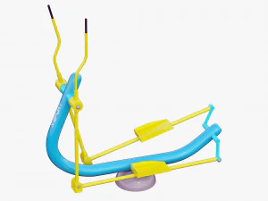 outdoor fitness equipments collection 3D Model