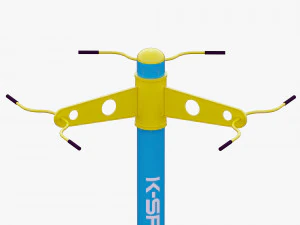 outdoor fitness equipments collection 3D Model