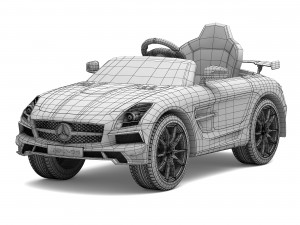 toy car mercedes-benz sls amg 3D Model