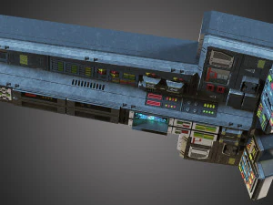 futuristic console 3D Model