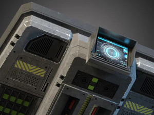 futuristic console 3D Model