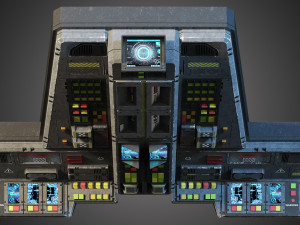 futuristic console 3D Model