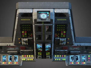 futuristic console 3D Model