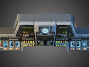futuristic console 3D Model