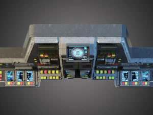 futuristic console 3D Model