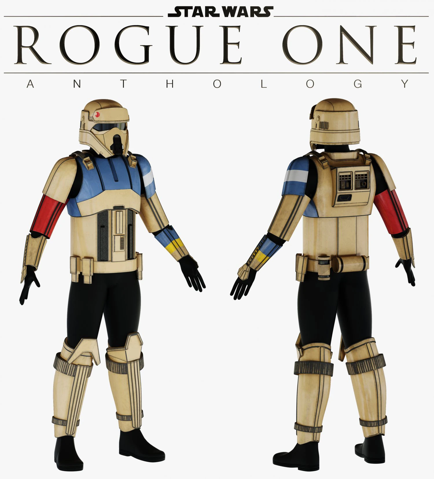 star wars shoretrooper 3D Model .c4d .max .obj .3ds .fbx .stl .blend