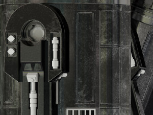 c2-b5 star wars droid Modelo 3D