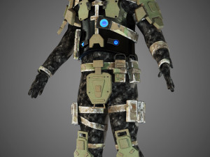 titanfall pilot Model 3D