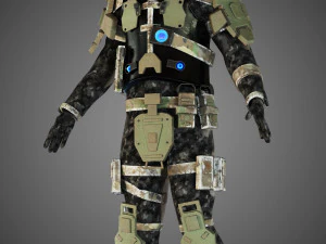 titanfall pilot 3D Model