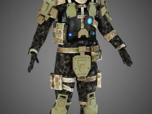titanfall pilot 3D Model