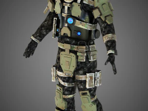 titanfall pilot 3D Model