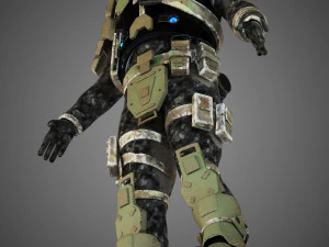 titanfall pilot 3D Model
