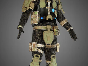 titanfall pilot 3D Model