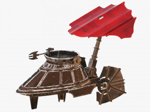 star wars sail skiff 3D 模型