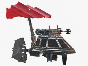 star wars sail skiff 3D 모델