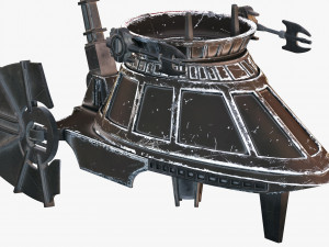 star wars sail skiff 3D 모델