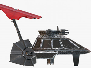 star wars sail skiff 3D 모델