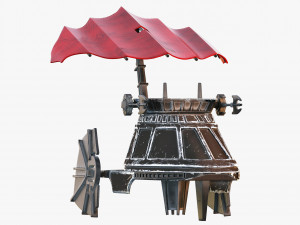 star wars sail skiff 3D 모델