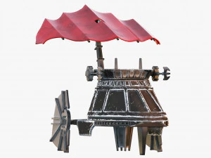 star wars sail skiff 3D Model