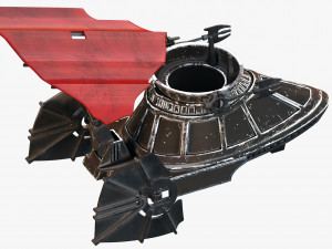 star wars sail skiff 3D 모델